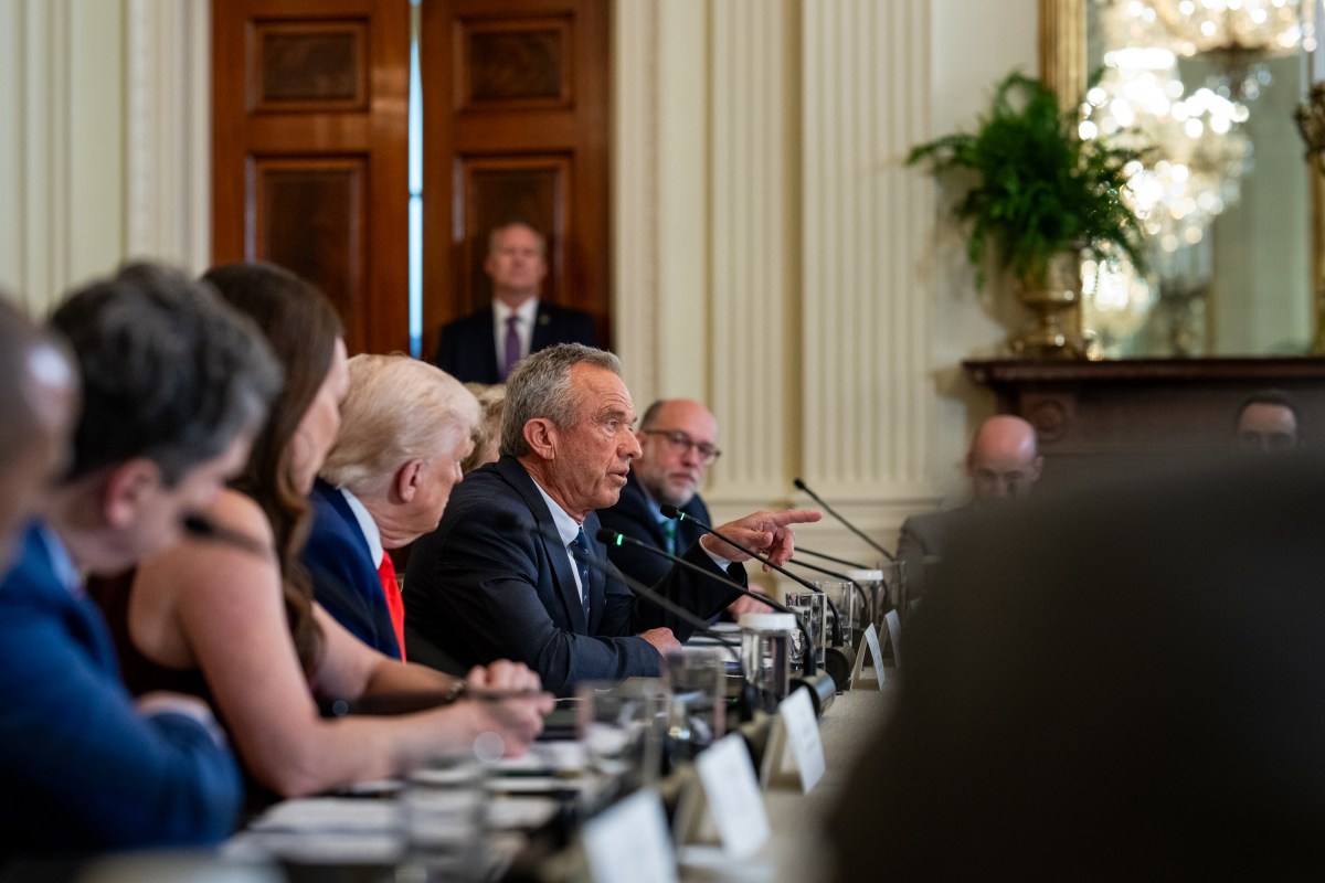 President Donald Trump attends the announcement of the MAHA (Make America Healthy Again) Commission, Thursday, May 22, 2025, in the East Room of the White House. (Official White House Photo by Molly Riley)