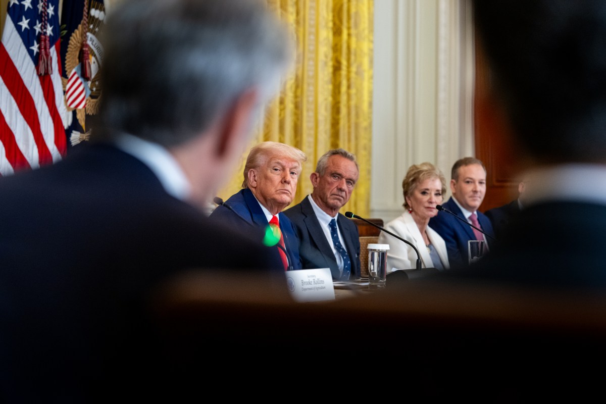 President Donald Trump attends the announcement of the MAHA (Make America Healthy Again) Commission, Thursday, May 22, 2025, in the East Room of the White House. (Official White House Photo by Molly Riley)