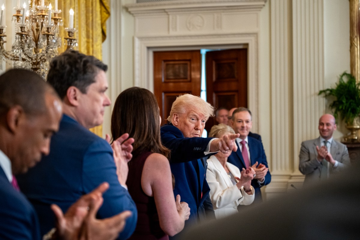 President Donald Trump attends the announcement of the MAHA (Make America Healthy Again) Commission, Thursday, May 22, 2025, in the East Room of the White House. (Official White House Photo by Molly Riley)
