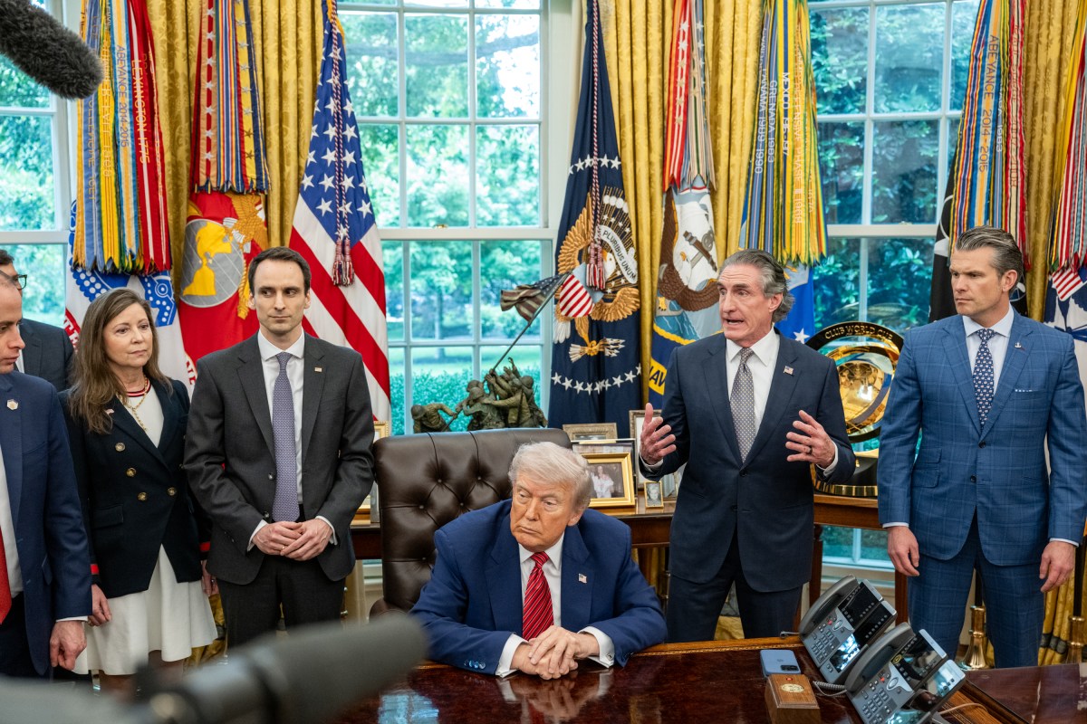 President Donald Trump signs executive orders regarding nuclear energy, Friday, May 23, 2025, in the Oval Office. (Official White House Photo by Molly Riley)