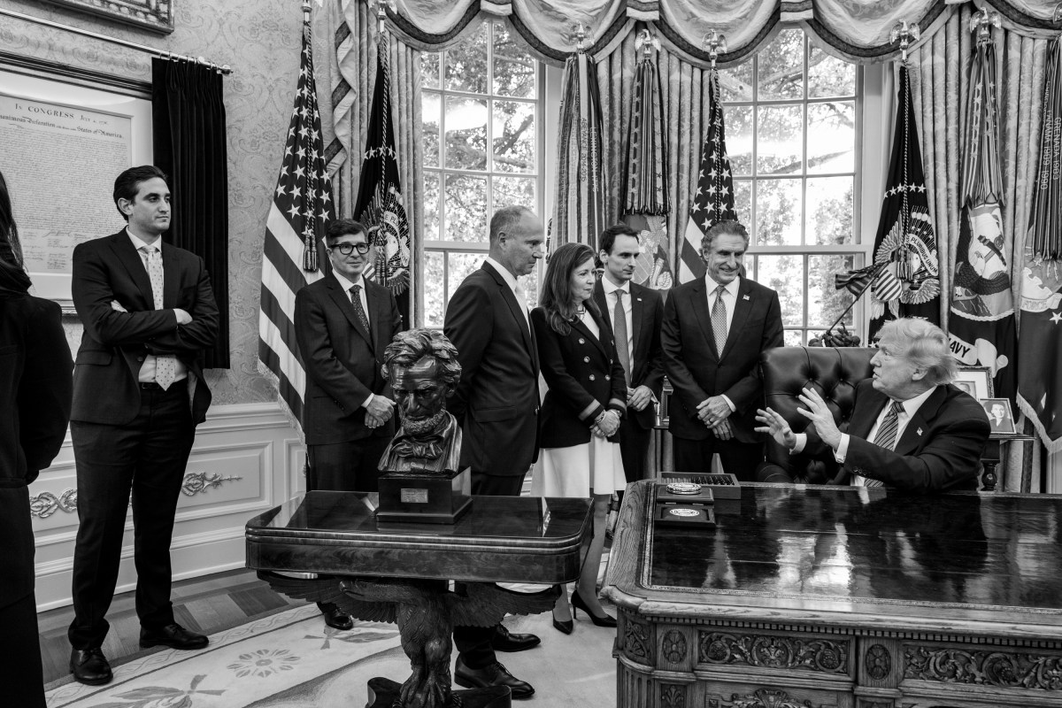 President Donald Trump signs executive orders regarding nuclear energy, Friday, May 23, 2025, in the Oval Office. (Official White House Photo by Molly Riley)