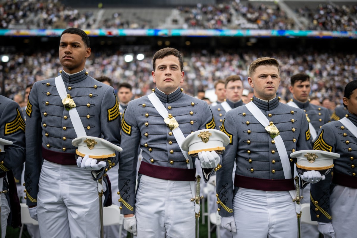 President Donald Trump delivers remarks at the 2025 U.S. Military Academy commencement at Michie Stadium, Saturday, May 24, 2025, in West Point, New York. (Official White House Photo by Daniel Torok)