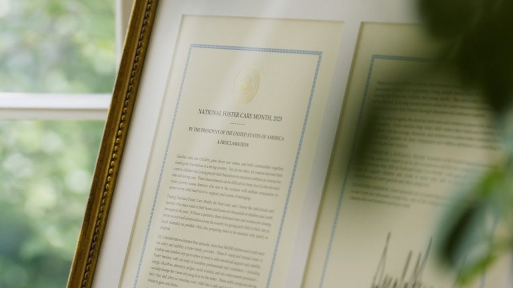 FLOTUS: National Foster Care Month 2025