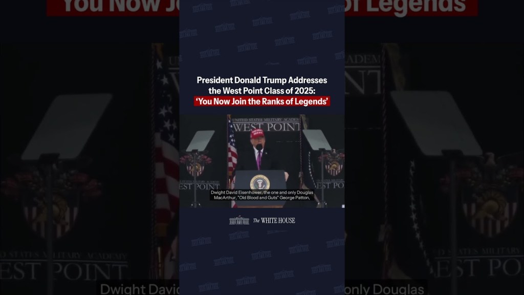 President Donald Trump Addresses the West Point Class of 2025