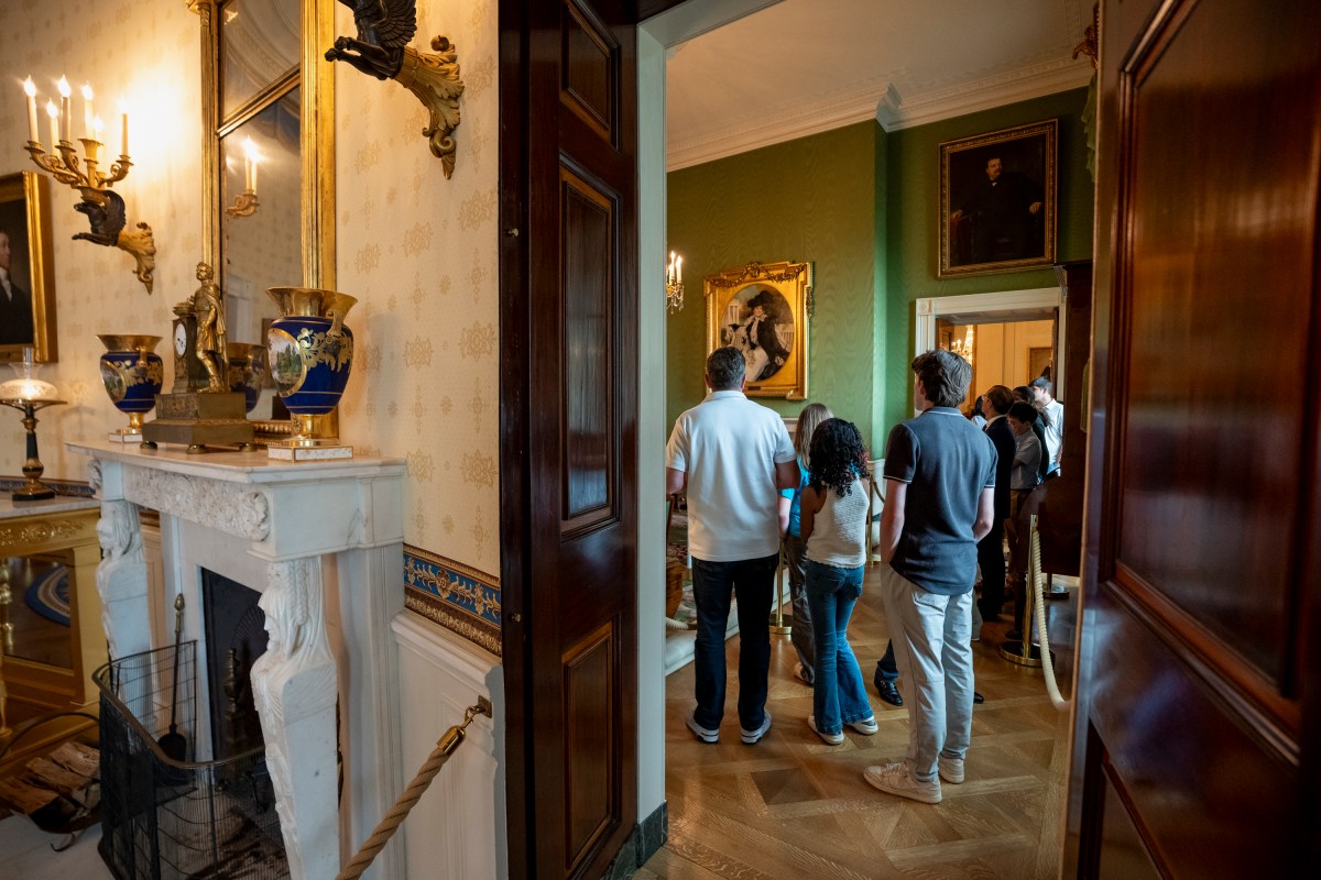 Guests of the East Wing participate in a Foster Care Tour of the White House, Friday, May 30, 2025. (Official White House Photo by Carlos Fyfe)