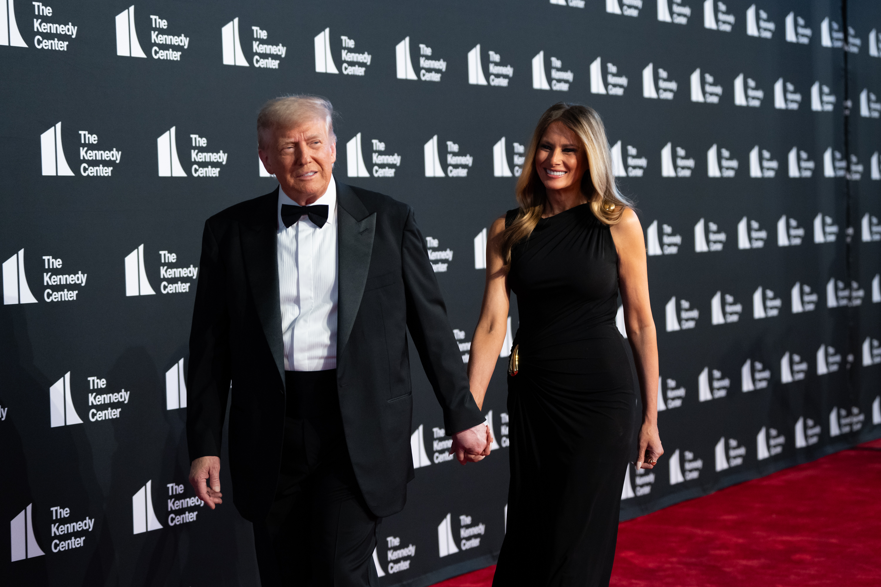 President Donald Trump and First Lady Melania Trump attend the opening night of “Les Misérables” at the John F. Kennedy Center for the Performing Arts, Wednesday, June 11, 2025, in Washington, D.C.(Official White House Photo by Andrea Hanks)