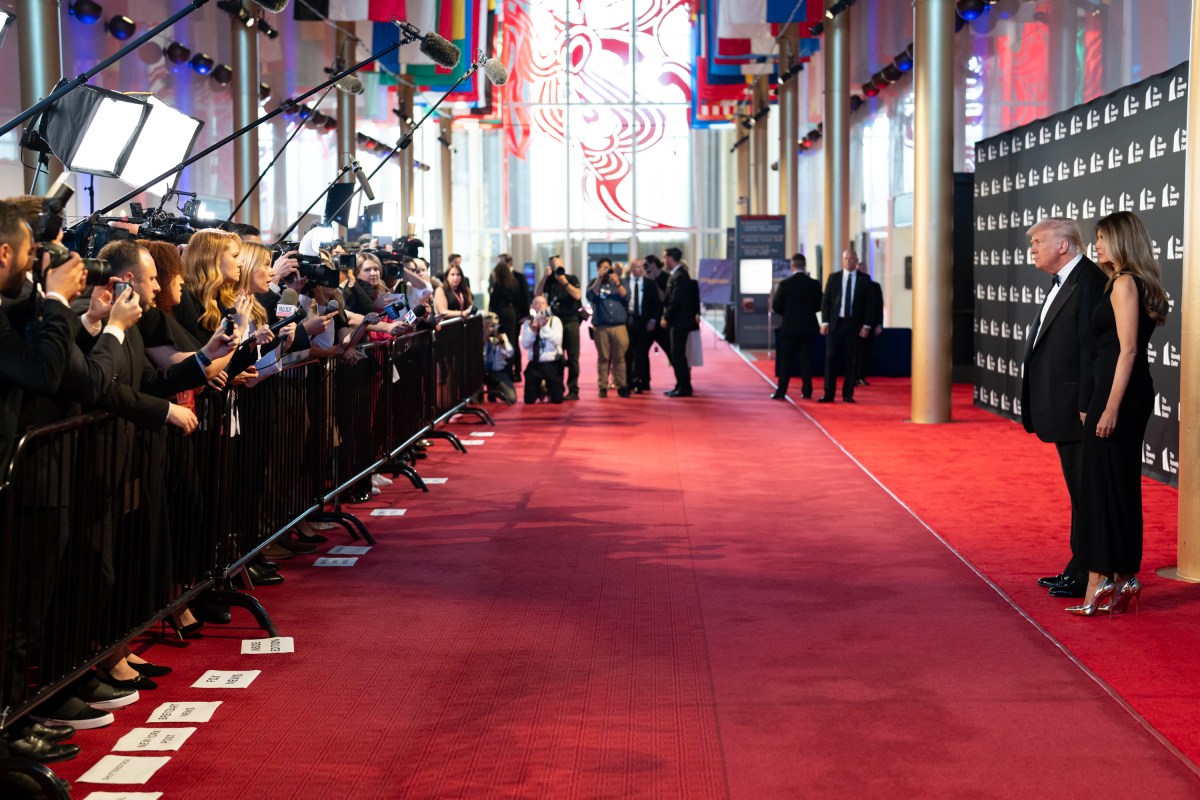 President Donald Trump and First Lady Melania Trump attend the opening night of “Les Misérables” at the John F. Kennedy Center for the Performing Arts, Wednesday, June 11, 2025, in Washington, D.C.(Official White House Photo by Andrea Hanks)