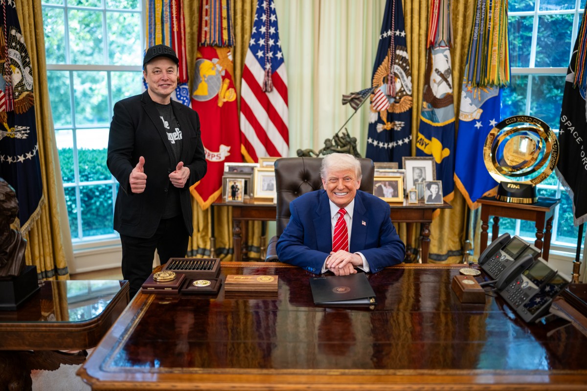 Scenes before President Donald Trump holds a press conference with departing DOGE adviser Elon Musk, Friday, May 30, 2025, in the Oval Office. (Official White House Photo by Daniel Torok)
