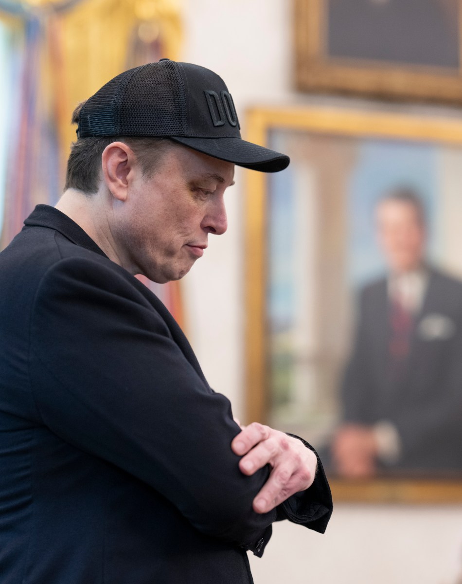 President Donald Trump participates in a press conference with departing DOGE adviser Elon Musk, Friday, May 30, 2025, in the Oval Office. (Official White House Photo by Molly Riley)