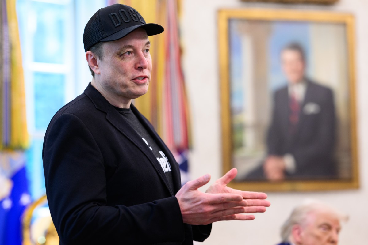 President Donald Trump participates in a press conference with departing DOGE adviser Elon Musk, Friday, May 30, 2025, in the Oval Office. (Official White House Photo by Molly Riley)