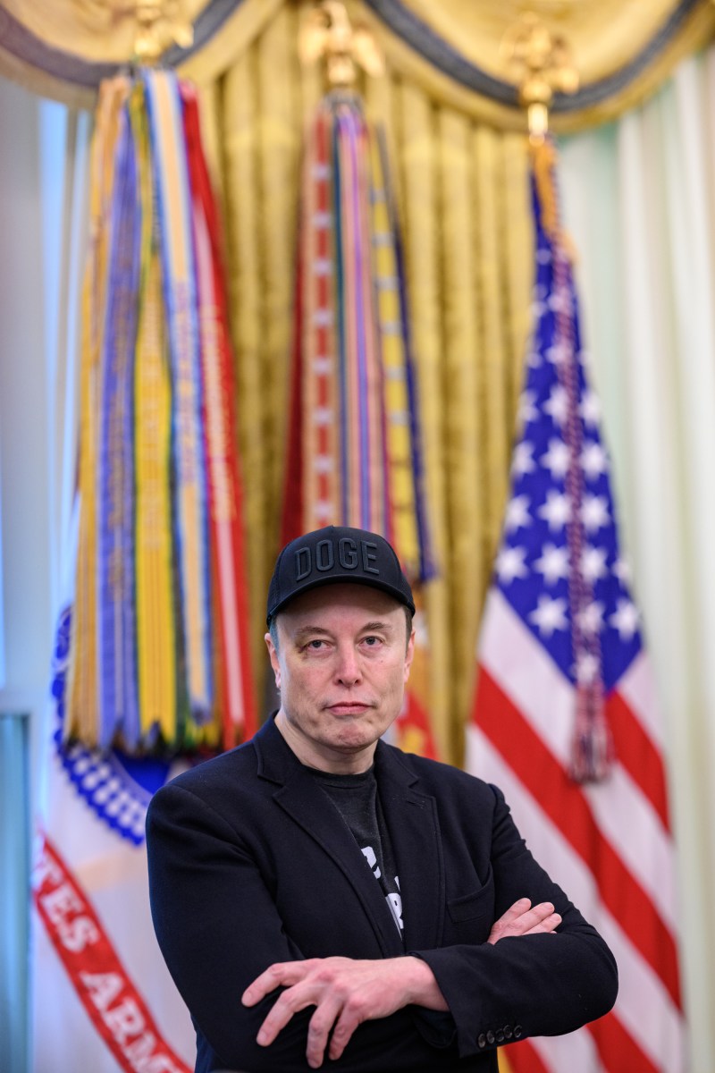 President Donald Trump participates in a press conference with departing DOGE adviser Elon Musk, Friday, May 30, 2025, in the Oval Office. (Official White House Photo by Molly Riley)