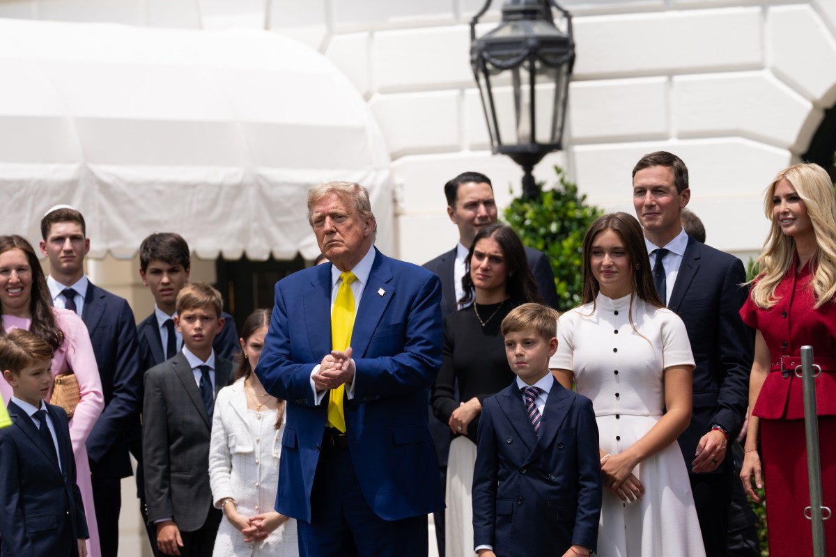 President Donald Trump watches the United States flag is raised on the newly installed flagpole on the South Lawn of the White House, Wednesday, June 18, 2025. (Official White House Photo by Andrea Hanks)