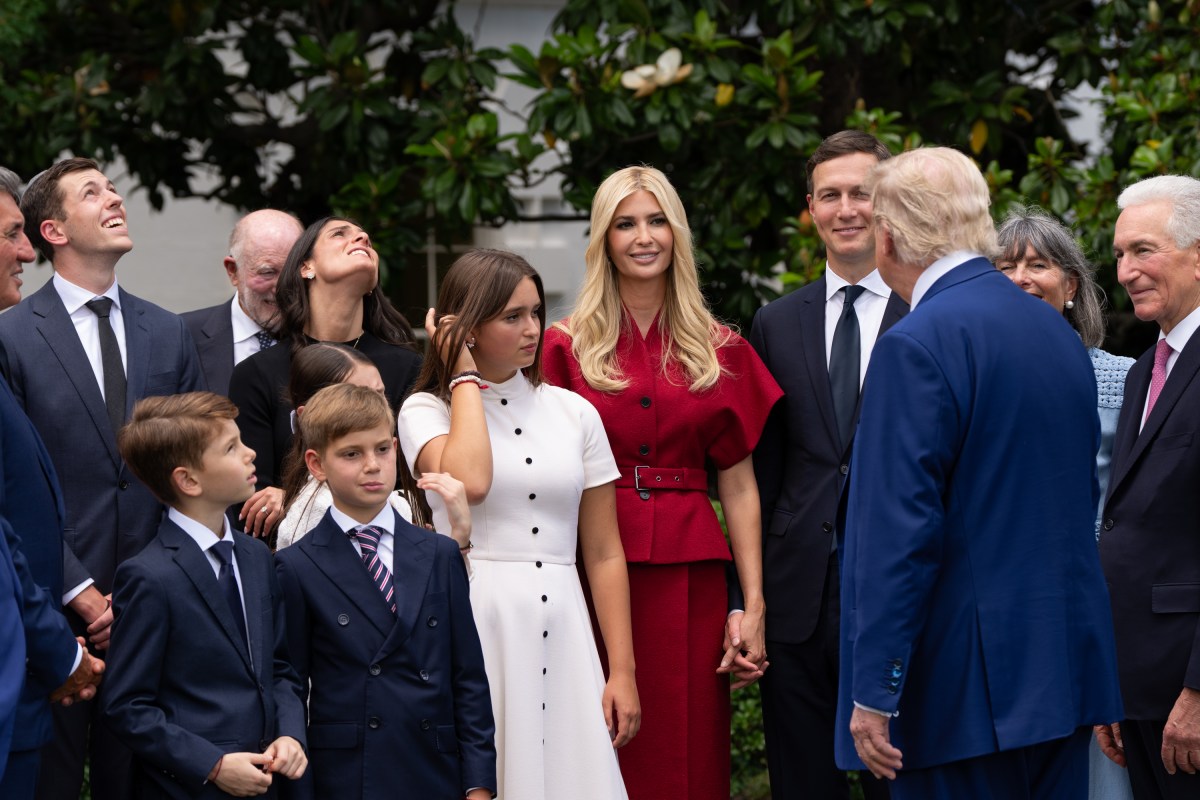 President Donald Trump watches the United States flag is raised on the newly installed flagpole on the South Lawn of the White House, Wednesday, June 18, 2025. (Official White House Photo by Andrea Hanks)
