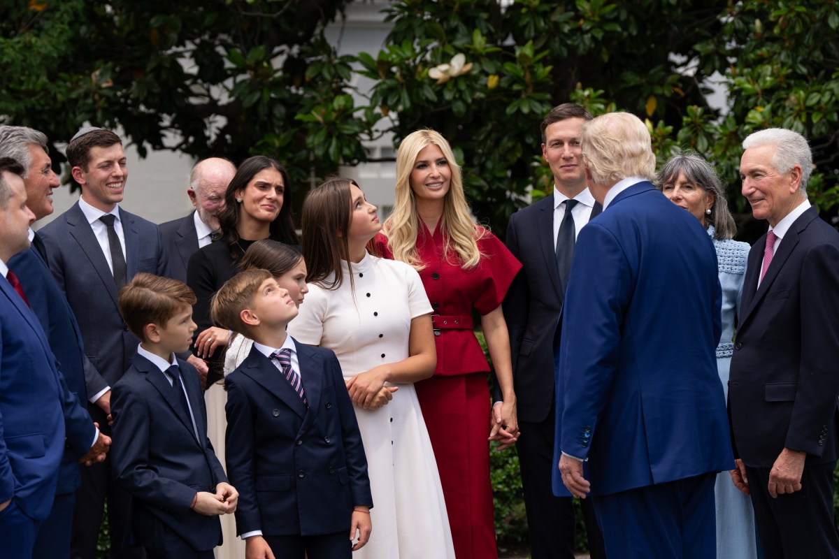 President Donald Trump watches the United States flag is raised on the newly installed flagpole on the South Lawn of the White House, Wednesday, June 18, 2025. (Official White House Photo by Andrea Hanks)