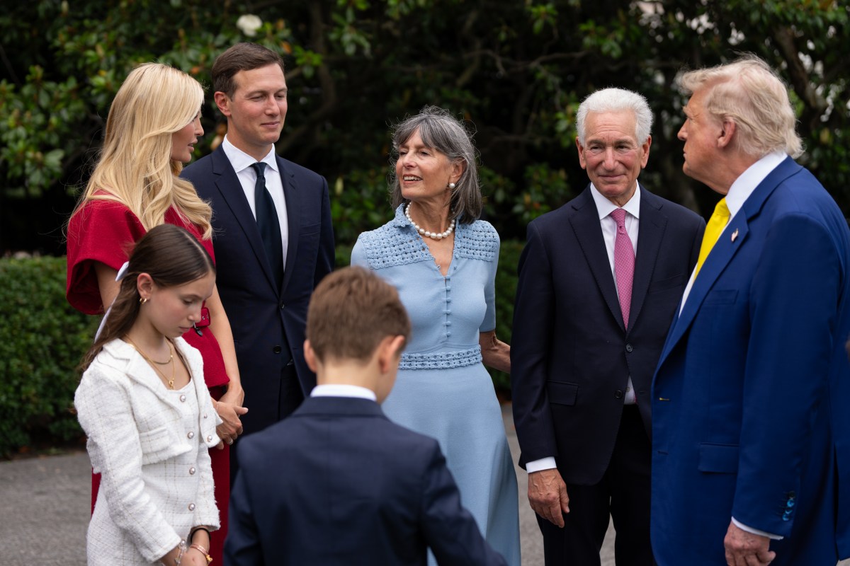 President Donald Trump watches the United States flag is raised on the newly installed flagpole on the South Lawn of the White House, Wednesday, June 18, 2025. (Official White House Photo by Andrea Hanks)