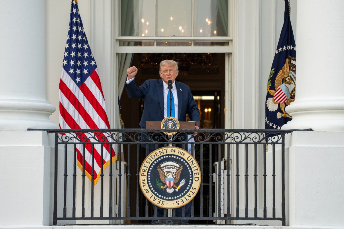 President Donald Trump delivers remarks during the “summer soiree” on the South Lawn of the White House, Wednesday, June 4, 2025. (Official White House Photo by Gabriel Kotico