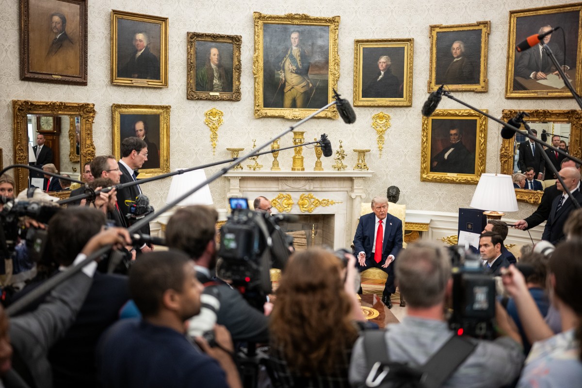 President Donald Trump holds a bilateral meeting with German Chancellor Friedrich Merz, Thursday, June 5, 2025, in the Oval Office. (Official White House Photo by Daniel Torok)