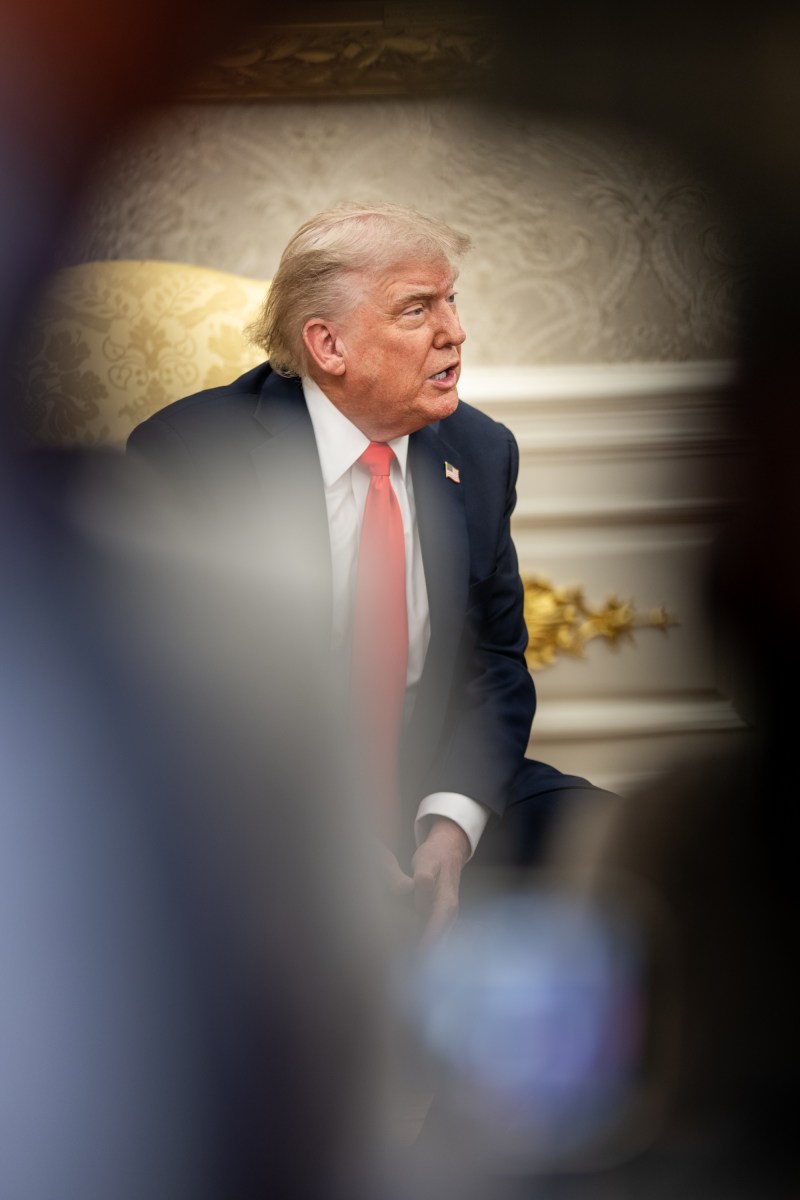 President Donald Trump holds a bilateral meeting with German Chancellor Friedrich Merz, Thursday, June 5, 2025, in the Oval Office. (Official White House Photo by Daniel Torok)