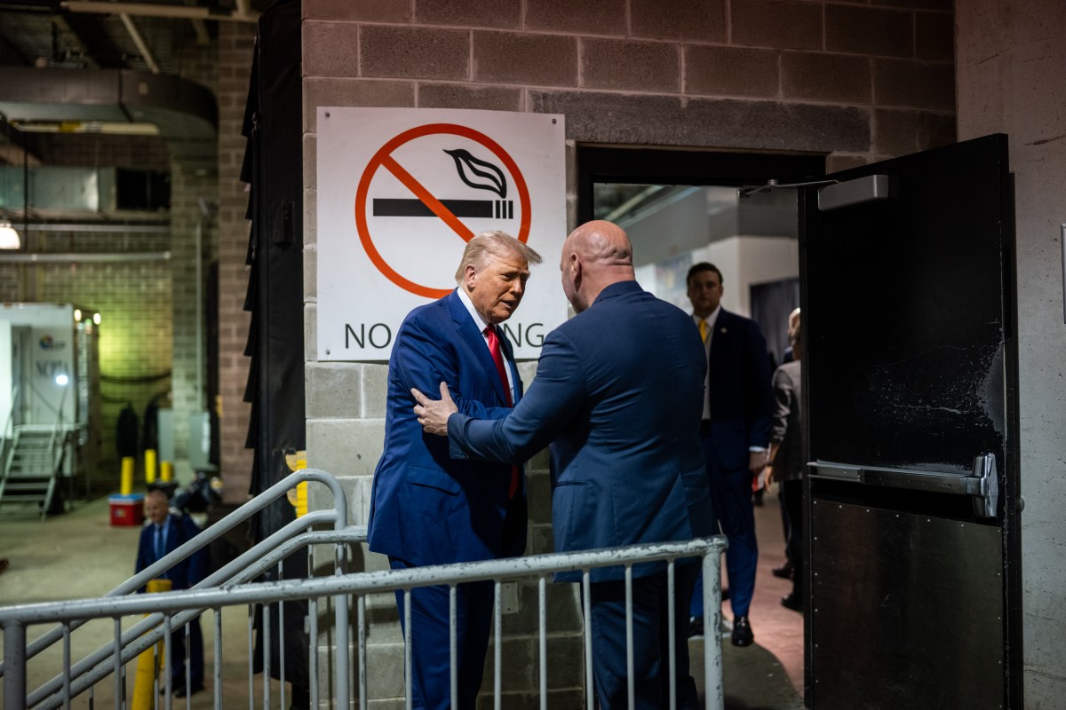 President Donald Trump attends UFC 316 at the Prudential Center in Newark, NJ., June 7, 2025. (Official White House Photo by Daniel Torok)