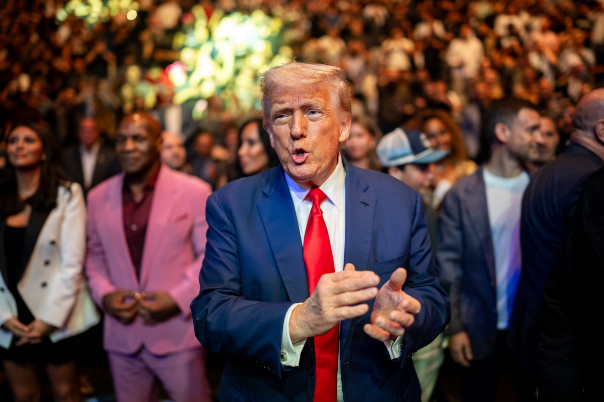 President Donald Trump attends UFC 316 at the Prudential Center in Newark, NJ., June 7, 2025. (Official White House Photo by Daniel Torok)