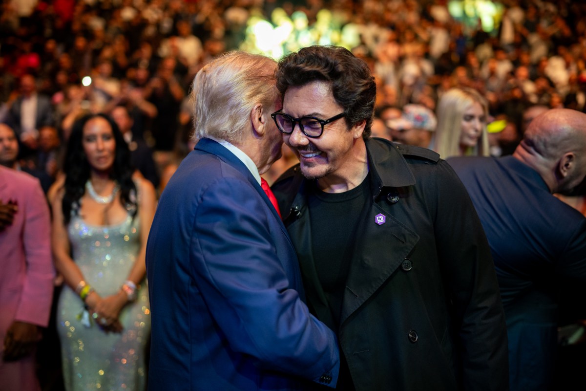 President Donald Trump attends UFC 316 at the Prudential Center in Newark, NJ., June 7, 2025. (Official White House Photo by Daniel Torok)
