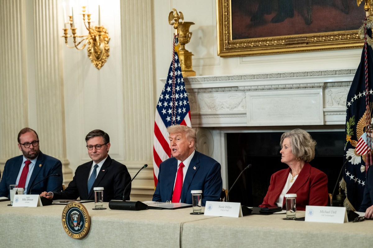 President Donald Trump delivers remarks during the Invest America Roundtable in the State Dining Room of the White House, Monday, June 9, 2025. (Official White House Photo by Joyce N. Boghosian)