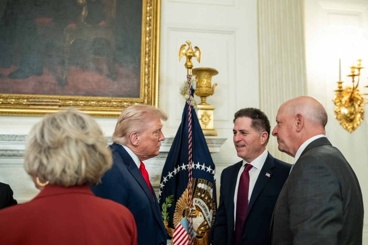 President Donald Trump departs the Invest America Roundtable in the State Dining Room of the White House, Monday, June 9, 2025. (Official White House Photo by Joyce N. Boghosian)