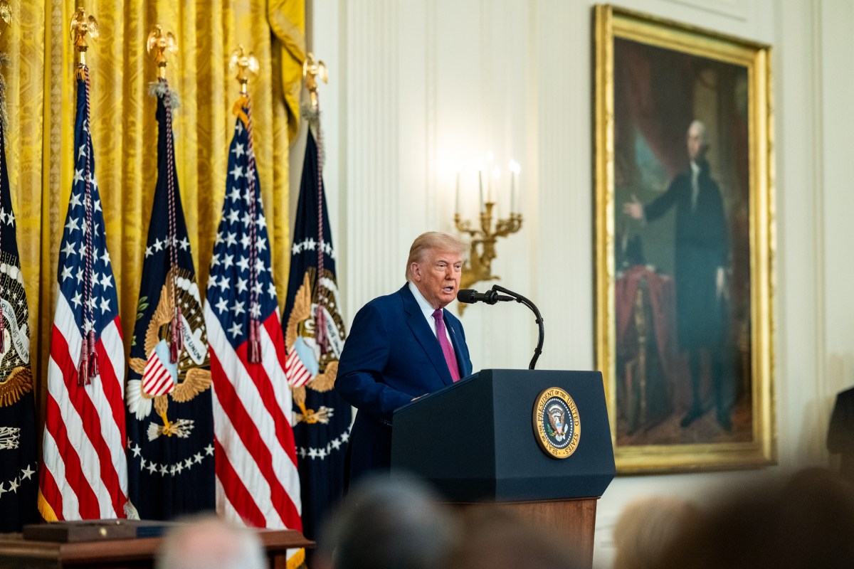 President Donald Trump delivers remarks at a bill signing ceremony supporting the auto and fuel industries, Thursday, June 11, 2025, in the East Room of the White House. (Official White House Photo by Joyce N. Boghosian)