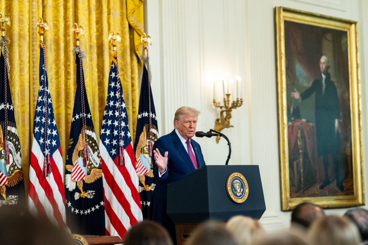 President Donald Trump delivers remarks at a bill signing ceremony supporting the auto and fuel industries, Thursday, June 11, 2025, in the East Room of the White House. (Official White House Photo by Joyce N. Boghosian)