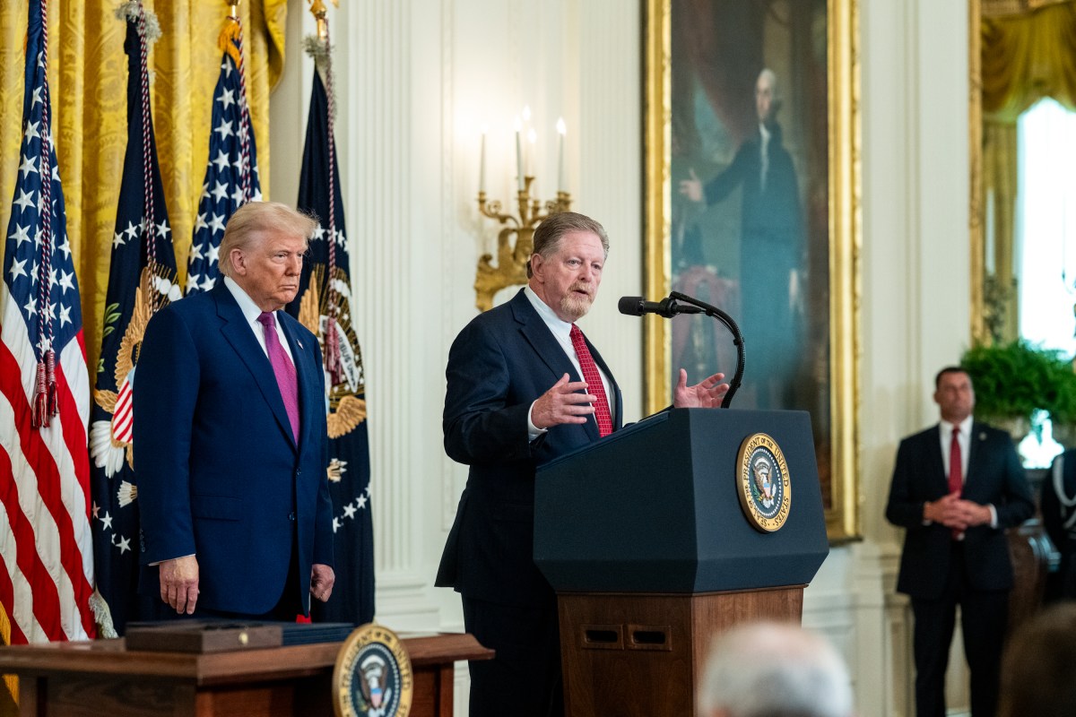 President Donald Trump delivers remarks at a bill signing ceremony supporting the auto and fuel industries, Thursday, June 11, 2025, in the East Room of the White House. (Official White House Photo by Joyce N. Boghosian)