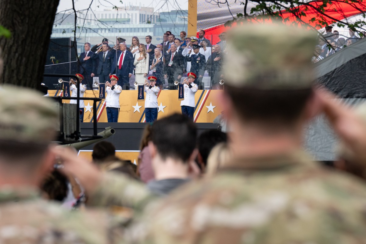 The 250th Anniversary of the U.S. Army Grand Parade and Celebration takes place in Washington, D.C., Saturday, June 14, 2025. (Official White House Photo by Gabriel B Kotico)