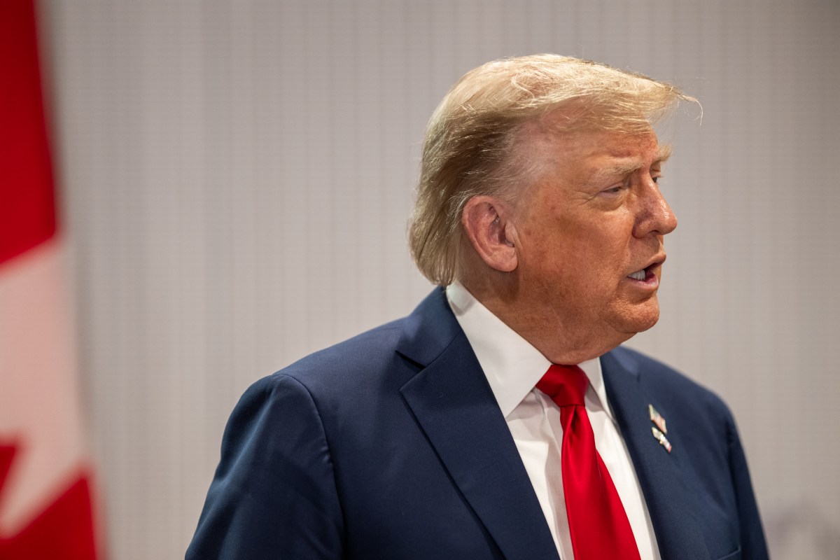 President Donald Trump participates in a bilateral meeting with Canadian Prime Minister Mark Carney during the G7 Summit, Monday, June 16, 2025, in Kananaskis, Alberta, Canada. (Official White House Photo by Daniel Torok)