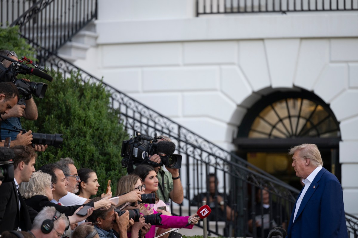 President Donald Trump boards Marine One on the South Lawn of the White House, Tuesday, June 24, 2025, en route to Joint Base Andrews for his trip to The Hague, Netherlands for the 2025 NATO Summit. (Official White House Photo by Molly Riley)