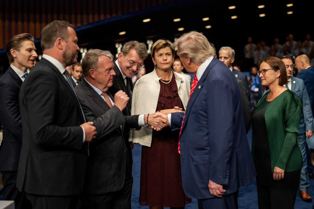 President Donald Trump arrives for a North Atlantic Council Plenary Session, Wednesday, June 25, 2025, at the 2025 NATO Summit at the World Forum in The Hague, Netherlands. (Official White House Photo by Daniel Torok)