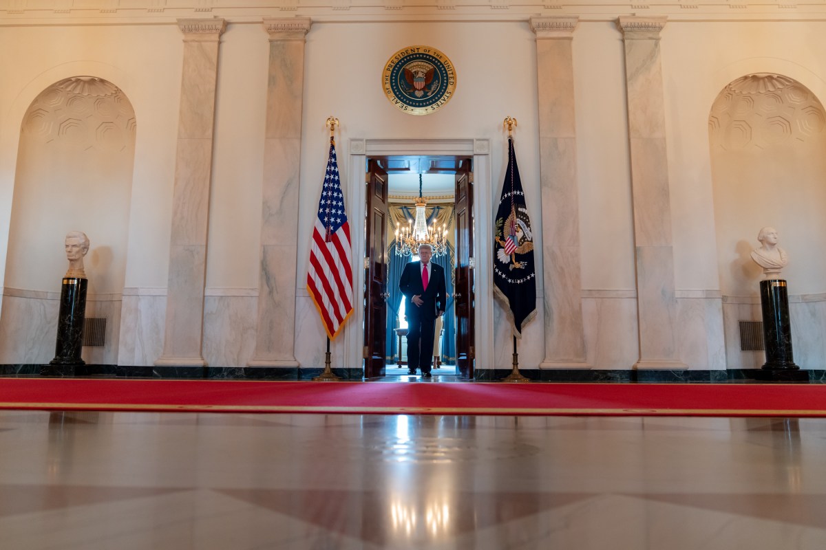 President Donald Trump delivers remarks at an event promoting his Administration’s “One, Big Beautiful Bill Act”, Thursday, June 26, 2025, in the East Room of the White House. (Official White House Photo by Gabriel B Kotico)