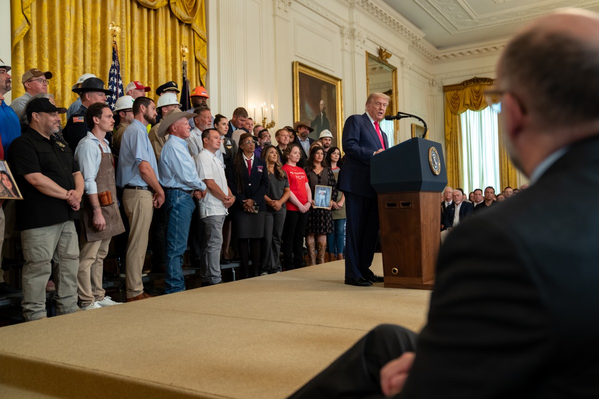 President Donald Trump delivers remarks at an event promoting his Administration’s “One, Big Beautiful Bill Act”, Thursday, June 26, 2025, in the East Room of the White House. (Official White House Photo by Gabriel B Kotico)