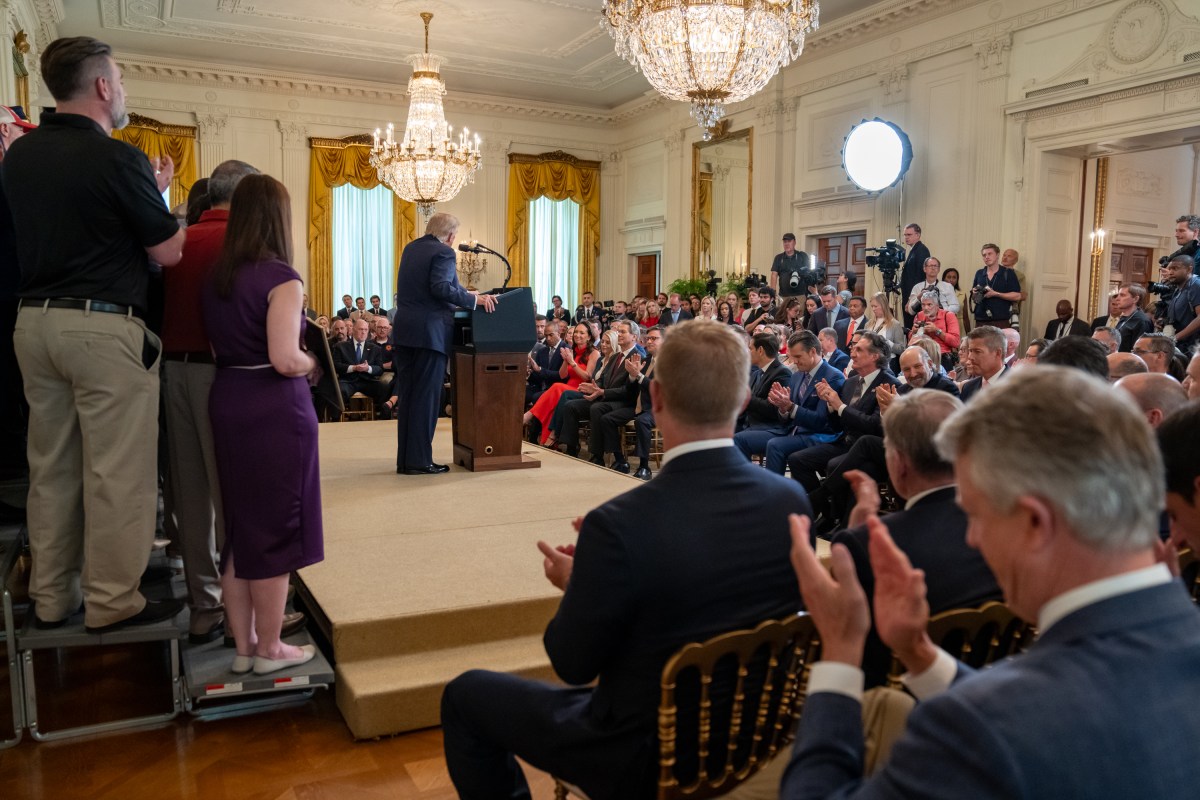 President Donald Trump delivers remarks at an event promoting his Administration’s “One, Big Beautiful Bill Act”, Thursday, June 26, 2025, in the East Room of the White House. (Official White House Photo by Gabriel B Kotico)