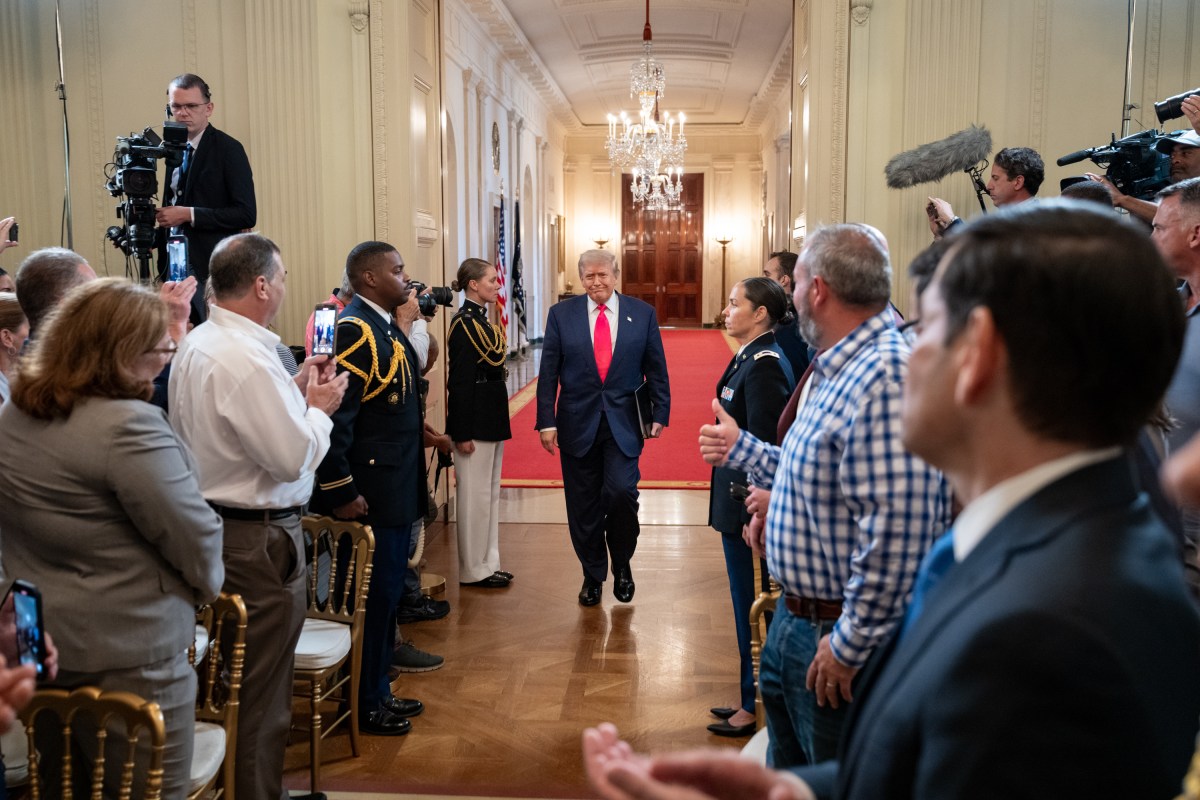 President Donald Trump attends an event promoting his Administration’s “One, Big Beautiful Bill Act”, Thursday, June 26, 2025, in the East Room of the White House. (Official White House Photo by Molly Riley)
