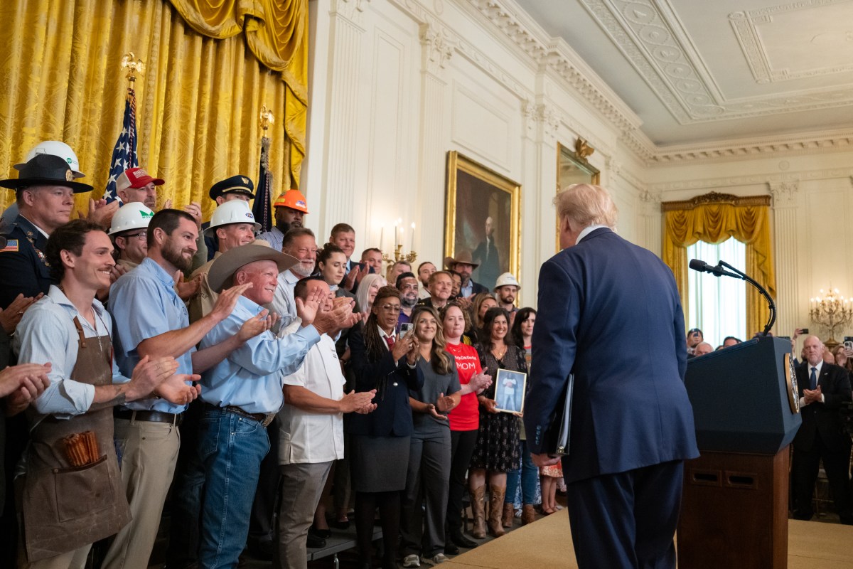 President Donald Trump attends an event promoting his Administration’s “One, Big Beautiful Bill Act”, Thursday, June 26, 2025, in the East Room of the White House. (Official White House Photo by Molly Riley)