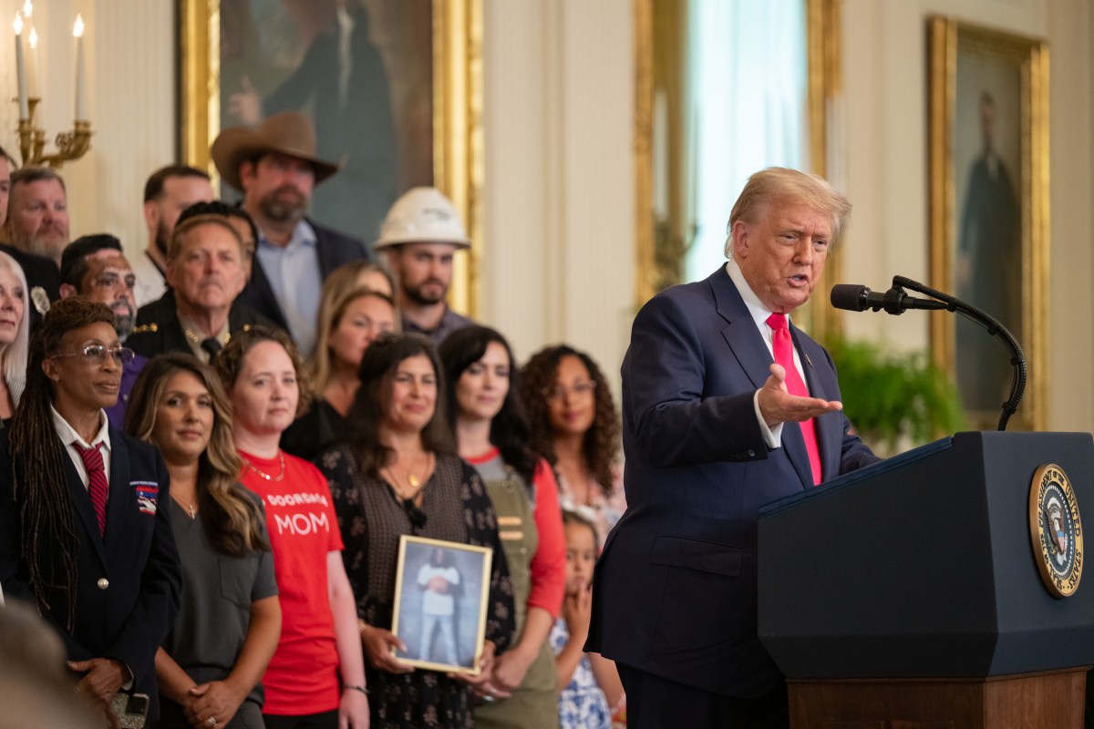 President Donald Trump delivers remarks at an event promoting his Administration’s “One, Big Beautiful Bill Act”, Thursday, June 26, 2025, in the East Room of the White House. (Official White House Photo by Molly Riley)