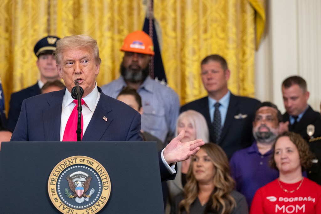 President Donald Trump delivers remarks at an event promoting his Administration’s “One, Big Beautiful Bill Act”, Thursday, June 26, 2025, in the East Room of the White House. (Official White House Photo by Molly Riley)