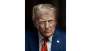 File President Donald Trump Official Presidential Portrait png 