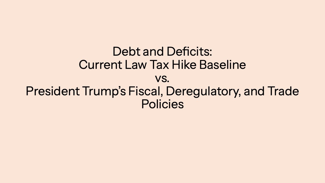 The One Big Beautiful Bill Slashes Deficits, National Debt While ...