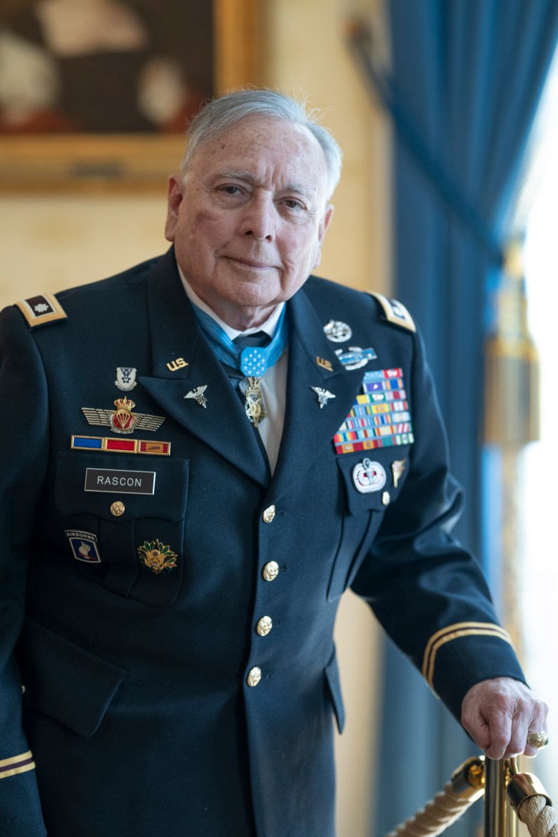 President Donald Trump meets with Medal of Honor recipients for National Medal of Honor Day, Tuesday, March 25, 2025, in the East Room of the White House. (Official White House Photo by Molly Riley)