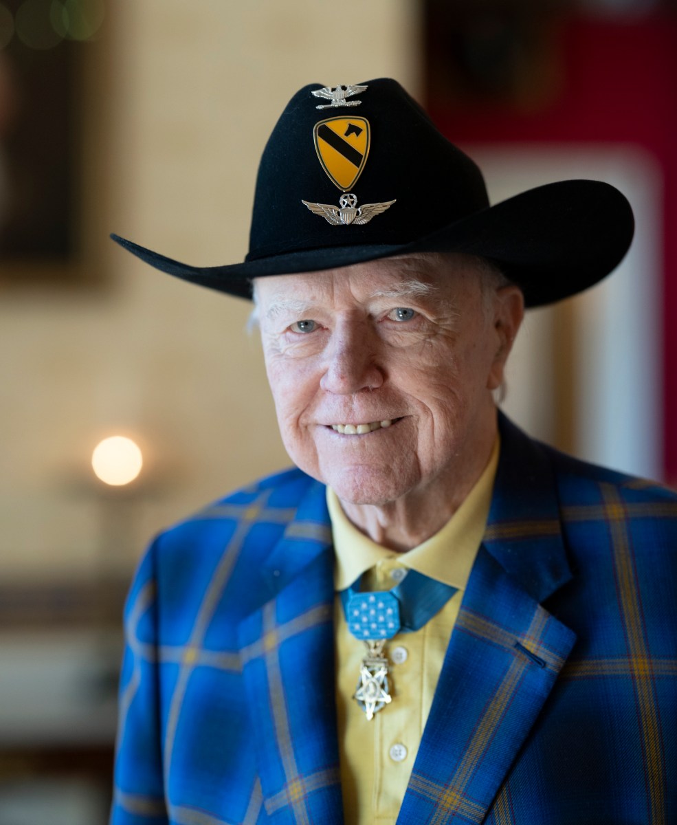 President Donald Trump meets with Medal of Honor recipients for National Medal of Honor Day, Tuesday, March 25, 2025, in the East Room of the White House. (Official White House Photo by Molly Riley)