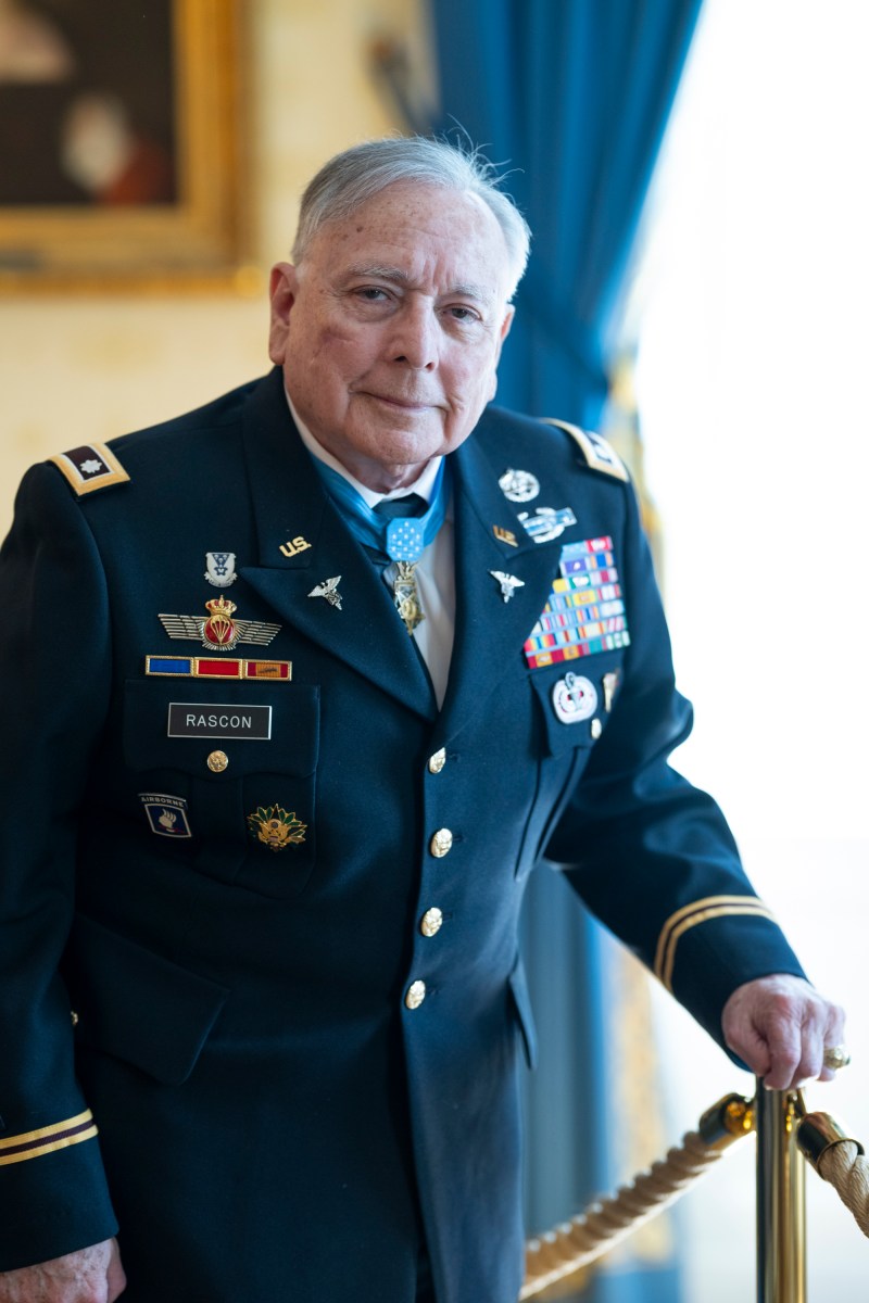 President Donald Trump meets with Medal of Honor recipients for National Medal of Honor Day, Tuesday, March 25, 2025, in the East Room of the White House. (Official White House Photo by Molly Riley)