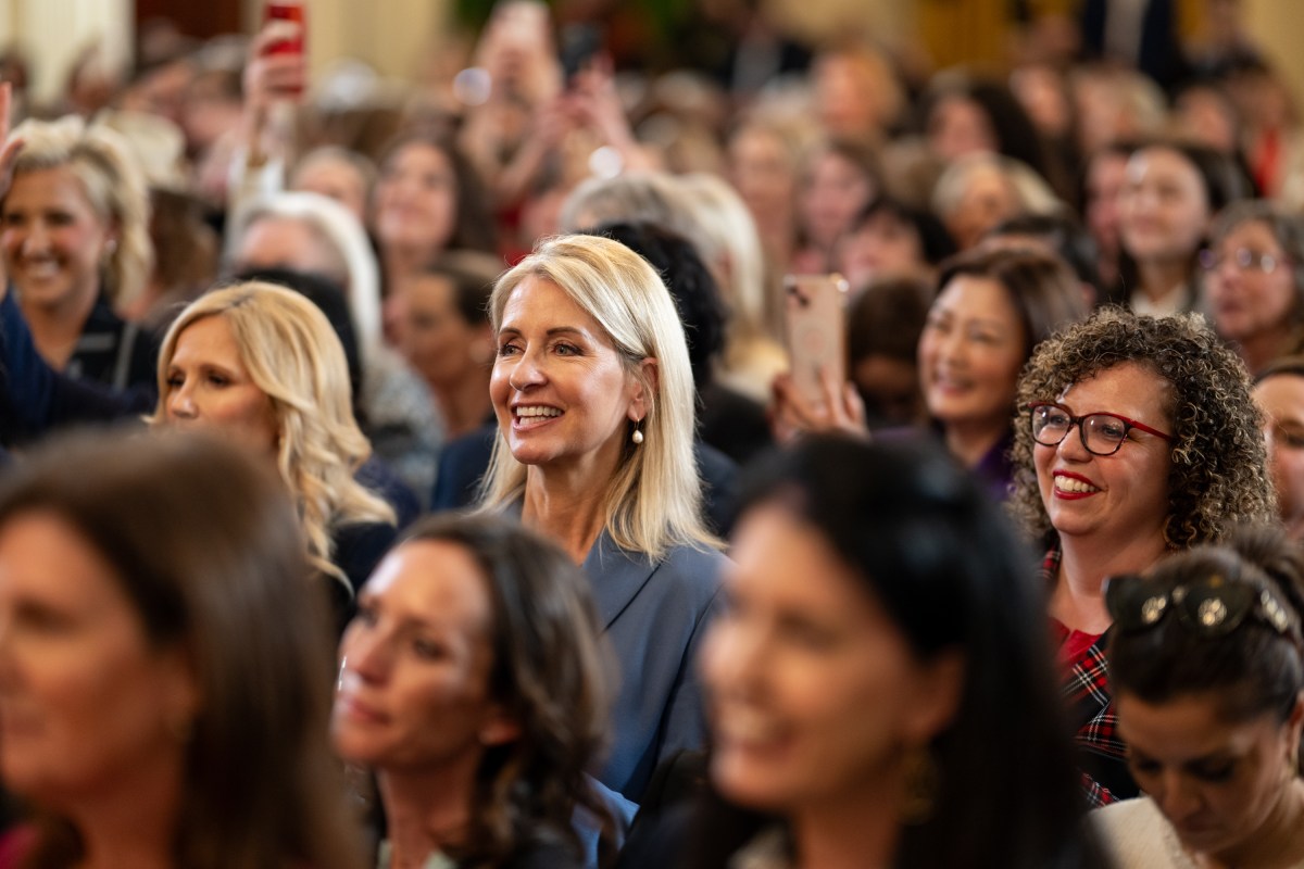 President Donald Trump attends an event celebrating Women’s History Month, Wednesday, March 26, 2025, in the East Room of the White House. (Official White House Photo by Daniel Torok)