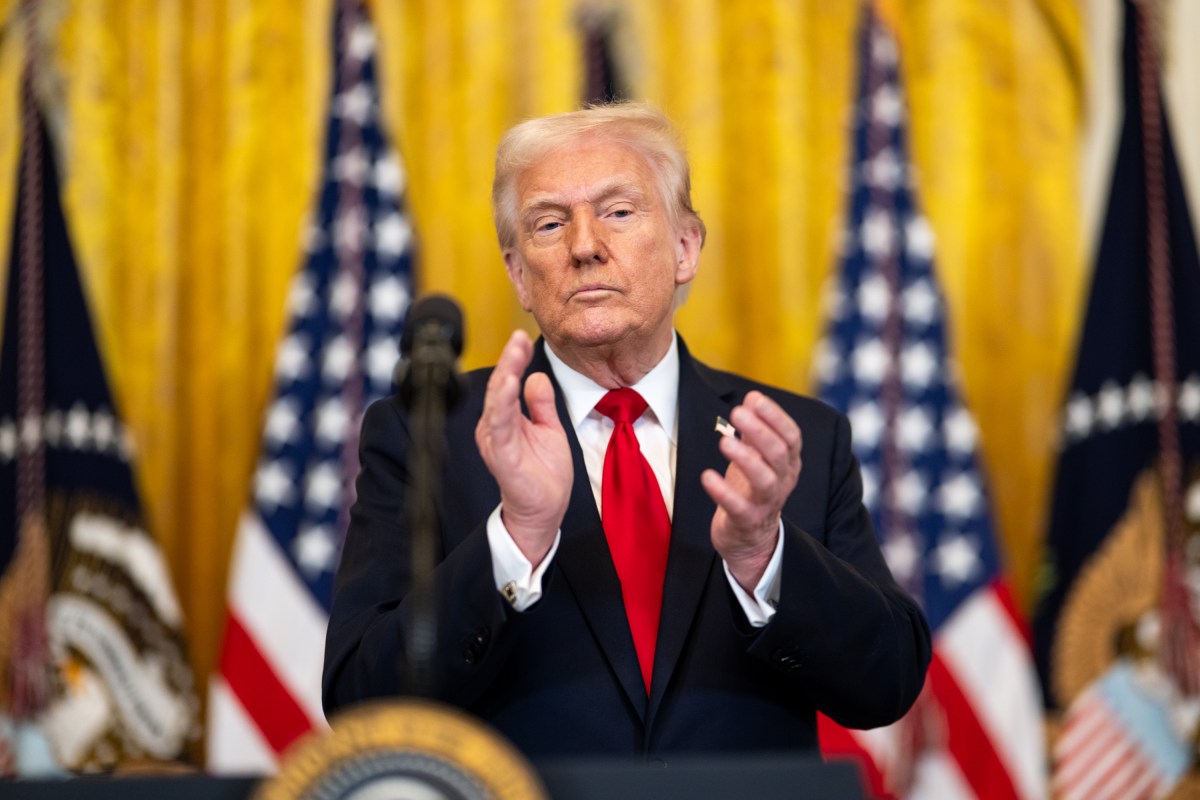 President Donald Trump attends an event celebrating Women’s History Month, Wednesday, March 26, 2025, in the East Room of the White House. (Official White House Photo by Daniel Torok)