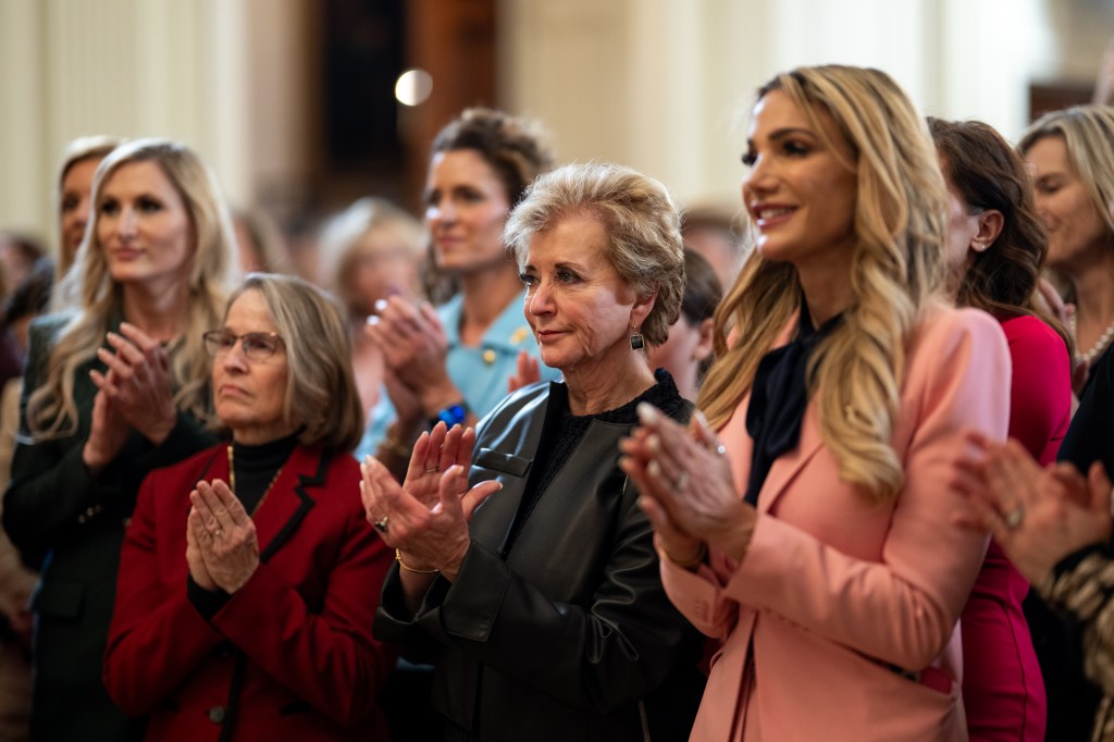 President Donald Trump attends an event celebrating Women’s History Month, Wednesday, March 26, 2025, in the East Room of the White House. (Official White House Photo by Daniel Torok)