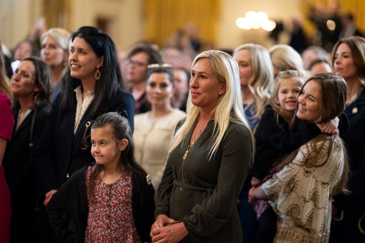 President Donald Trump attends an event celebrating Women’s History Month, Wednesday, March 26, 2025, in the East Room of the White House. (Official White House Photo by Daniel Torok)